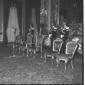 Sala del Quirinale con le sedie vuote ed i corazzi ...