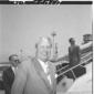Sir Edward Heath sulla pista dell'aeroporto di Cia ...