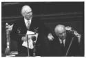 Segni tiene un discorso al Senato in occasione del ...