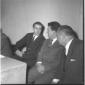 Dario Fo, Gino Cervi e Davide Lajolo al tavolo deg ...