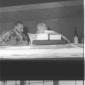 Togliatti seduto sul palco, durante il X congresso ...