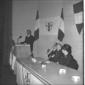 Aldo Moro ripreso mentre tiene il suo discorso in  ...