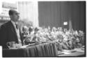 De Mita durante il suo intervento al VII Congresso ...