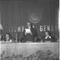 Furio Cicogna tiene il suo discorso all'assemblea  ...