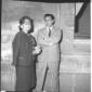 Tullia Carettoni(?) ripresa assieme a Luigi Pallot ...