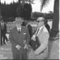 Macrelli e De Martino nel giardino della Camillucc ...