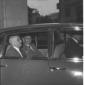 Fanfani e La Pira in auto dopo il Consiglio Nazion ...