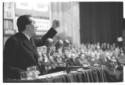 Andreotti durante il suo intervento dal pulpito -  ...