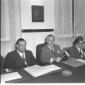 Malagodi, Martino e Bozzi ripresi durante una riun ...