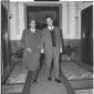 Moro e Zaccagnini, affiancati in un interno, si av ...