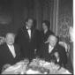 Il Cancelliere tedesco Ludwig Erhard, seduto al ta ...