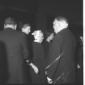 Il Cancelliere tedesco Ludwig Erhard ripreso di sp ...
