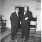 Oronzo Reale e Giuseppe Saragat ripresi in occasio ...