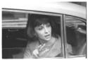 Gina Lollobrigida ripresa nel sedile posteriore di ...