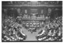 Seduta della camera del Senato - campo lungo