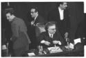 Giovanni Leone presiede una seduta alla Camera dei ...