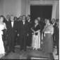 Harold Wilson con la moglie, Moro, Eleonora Moro e ...