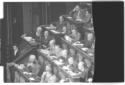 Inquadrati un gruppo di senatori durante la presen ...