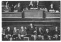 Presentazione al Senato del governo Tambroni, si r ...