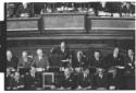 Presentazione al Senato del governo Tambroni, si r ...