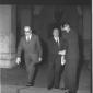 Dionigi Coppo, a palazzo Chigi, con due persone in ...