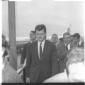 Il senatore Edward Kennedy ripreso all'arrivo all' ...