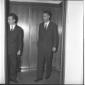 Antonio Giolitti, ripreso in ascensore a palazzo C ...