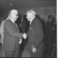 Gronchi stringe la mano a Di Cagno in occasione de ...