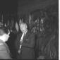Luigi Broglio s'intrattiene con un uomo durante  l ...