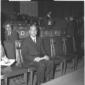 Aldo Moro seduto su una sedia alla riunione della  ...