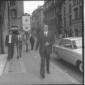 Riccardo Lombardi a via del Corso - campo medio