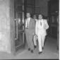 Matteotti e Venturini ripresi mentre escono dall'e ...