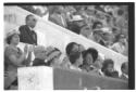 Fanfani ed altre autorit nella tribuna dello stad ...