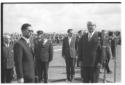 Il re thailandese Bhumibol Adulyadej all'aeroporto ...