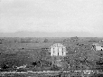 Sessano, vista dall'alto del serbatoio carico d'ac ...