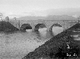 Canale Acque Alte, piena a Ponte Appia