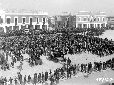 Cerimonia in piazza a Littoria in occasione della  ...