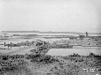 Lavoro in corso della Foce di Rio Martino in mare