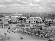 Panorama del cantiere di Littoria visto dalla terr ...