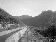 Canale Mussolini, tronco a monte, tratto in roccia