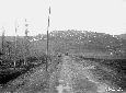 Priverno visto da Monte Santi sulla strada di Rocc ...