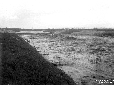 Canale Mussolini in piena da valle della briglia n ...