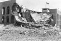 Un edificio adibito a comando militare distrutto d ...