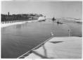 Un tratto del Canale di Suez: imbarcazio ...