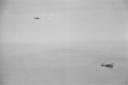 Un SM 79 e un caccia CR. 42 di scorta ri ...